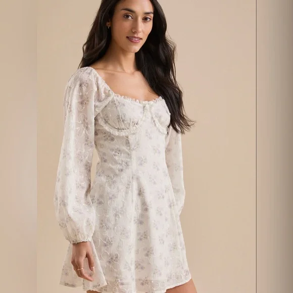 Altar'd State | Dresses | Altard State Floral Long Sleeve Dress | Poshmark